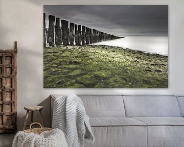 Strandposten an der Nordsee (Breskens) von Niek Goossen
