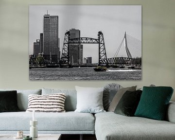 3 Rotterdamer Brücken (Farbe) von Rick Van der Poorten