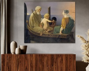 Ditlev Blunck - Old Age. From the series - The Four Ages of Man - 1845 (1/4) by Atelier Liesjes