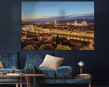 Florence in the evening by Michael Valjak