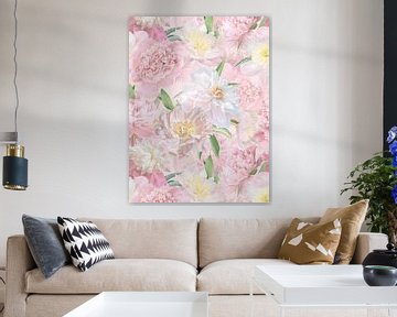 Hygge Peonies Garden by Floral Abstractions