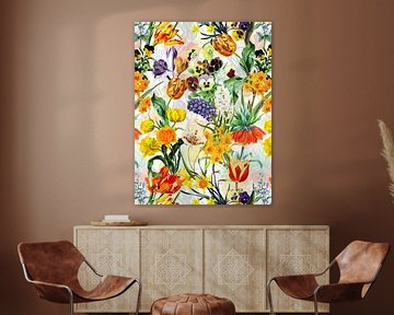 Vintage spring meadow by Floral Abstractions