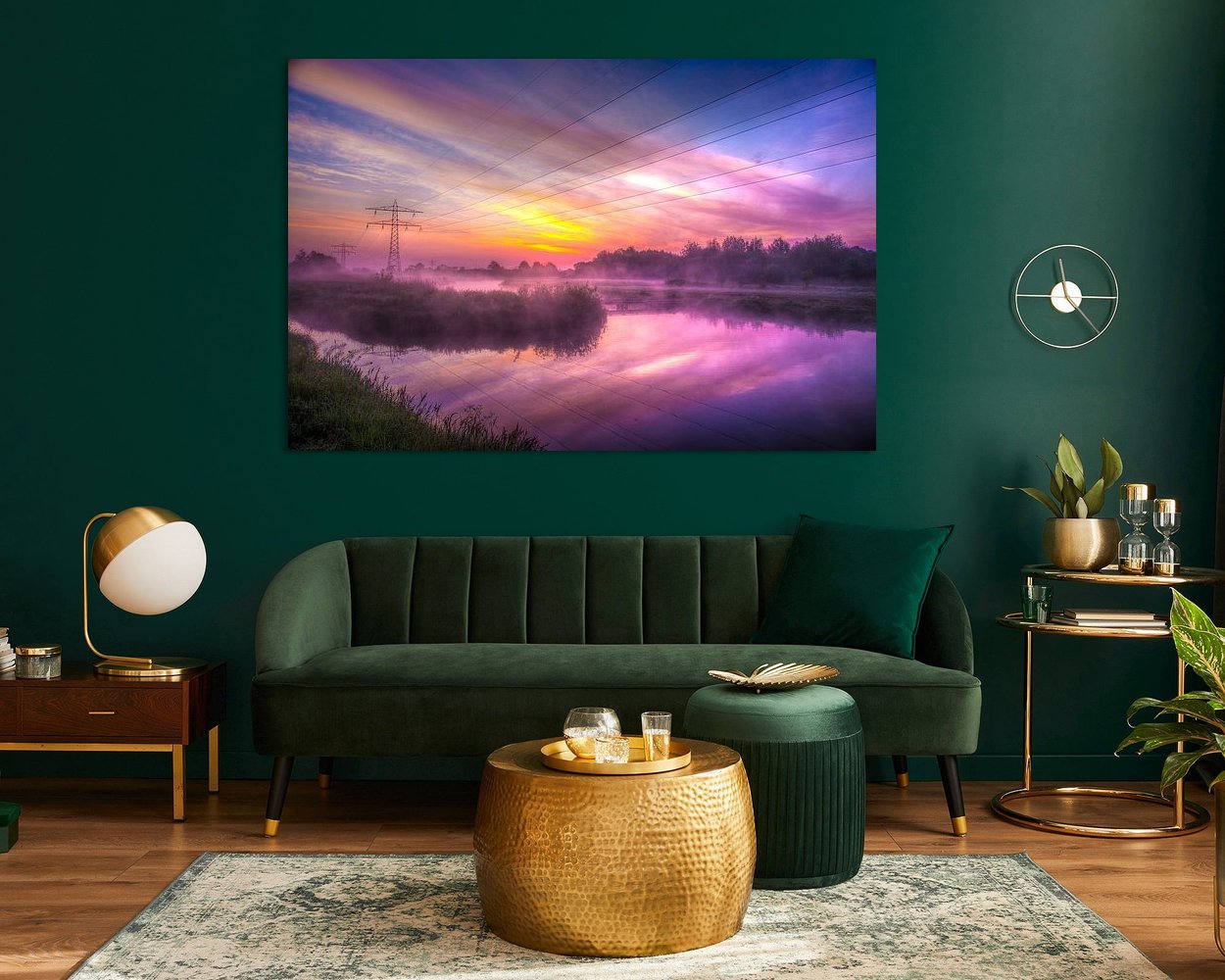Example of the artwork in a room