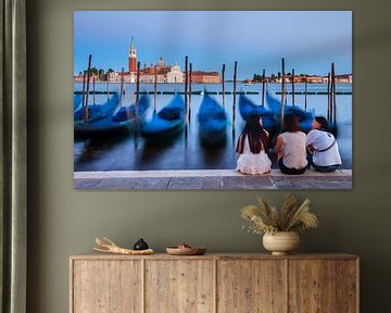 Gondolas Venice by Frank Peters