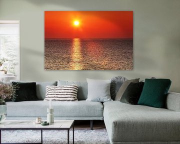 Sonnenuntergang am Meer von Frank Herrmann
