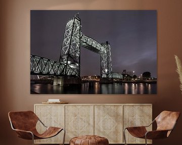 Ehemalige Eisenbahnbrücke De Hef in Rotterdam von Rick Van der Poorten