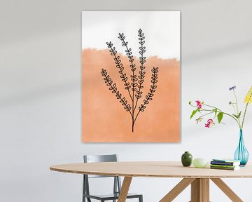 Lineart Plant abstract van Sophia Amend