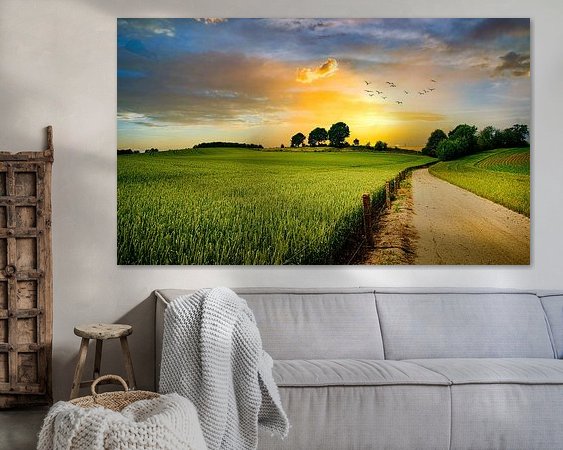 Example of the artwork in a room