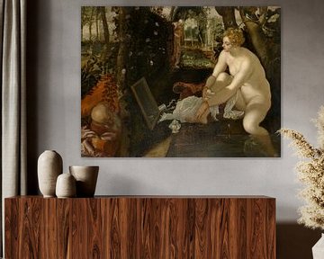Tintoretto, Susanna und die Ältesten - 1556 von Atelier Liesjes