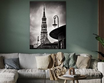 Photographie en noir et blanc : Hambourg - Sankt Katharinen sur Alexander Voss