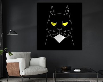 Grumpy cat van Marcel Kerdijk