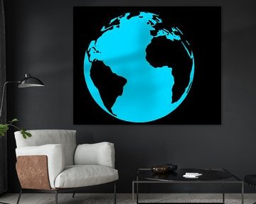 The Earth - Big Blue Planet (aarde) van Marcel Kerdijk