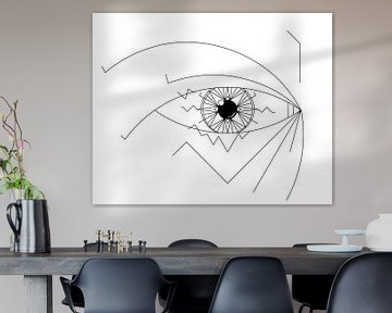 Hypnose (oog) van Marcel Kerdijk