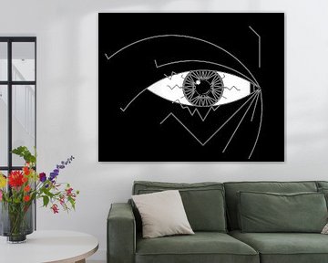 Hypnose (oog) van Marcel Kerdijk