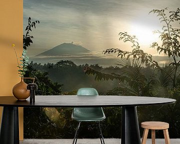 Volcano Gunung Agung from Ubud by Ellis Peeters