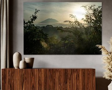 Gunung Agung vanuit Ubud van Ellis Peeters