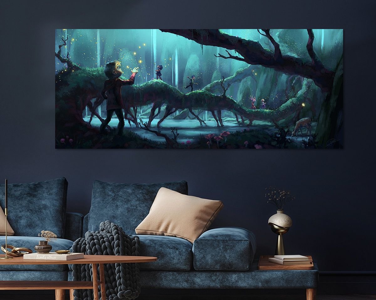 Example of the artwork in a room