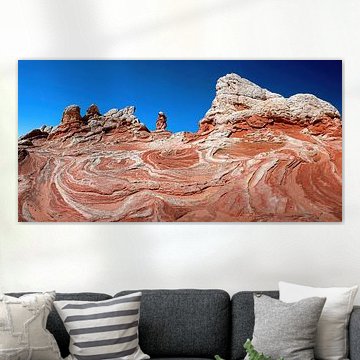 Wirbel in der weissen Tasche in Arizona (USA)