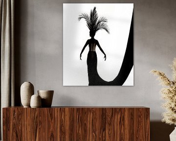Palm leaf headdress, Anders Kustås by 1x