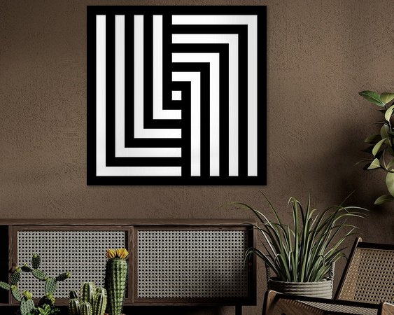 Example of the artwork in a room