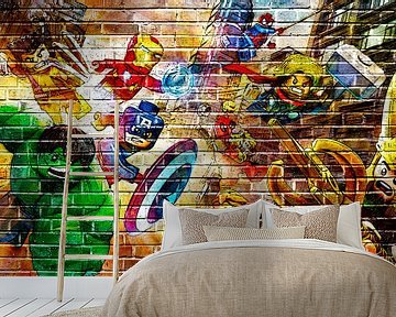 LEGO Marvel Wand-Graffiti-Sammlung 1 von Bert Hooijer