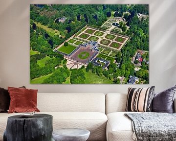 Luchtfoto van paleis Het Loo bij Apeldoorn van Frans Lemmens