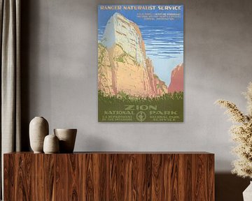 Zion National Park, Ranger Naturalist Service van Vintage Afbeeldingen