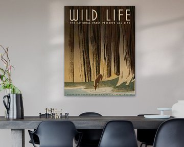 Wild life: The national parks preserve all life by Vintage Afbeeldingen