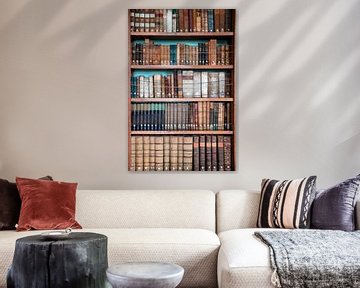 Bookcase with Old Books. by Roman Robroek - Photos of Abandoned Buildings