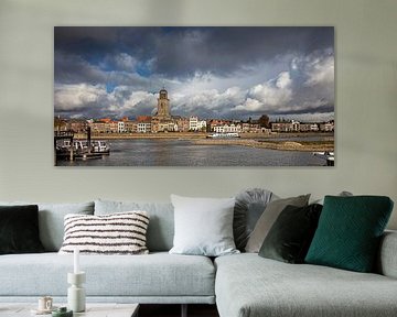 Skyline van Deventer aan de IJssel van Frans Lemmens
