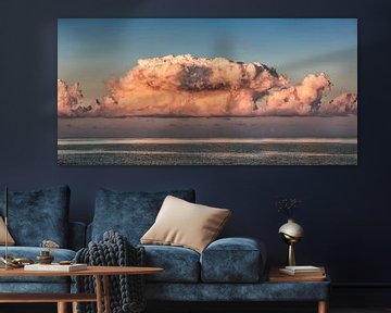 Wolken über der Nordsee von Frans Lemmens