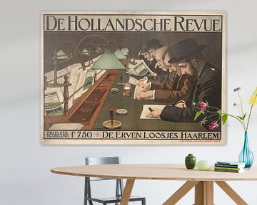 De Hollandsche Revue, Johann Georg van Caspel van Vintage Afbeeldingen