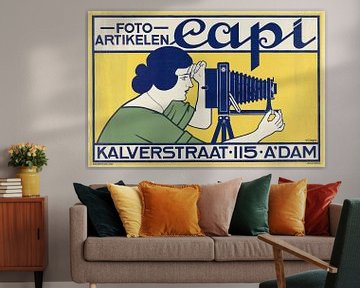 Fotoartikelen Capi, Kalverstraat 115 Amsterdam, Johann Georg van Caspel von Vintage Afbeeldingen