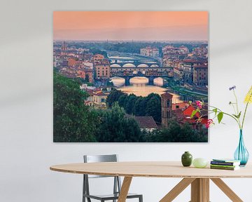 Ponte Vecchio-Brücke, Florenz, Italien von Henk Meijer Photography