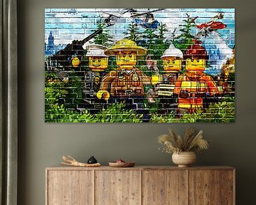 LEGO City graffiti collection 1 by Bert Hooijer