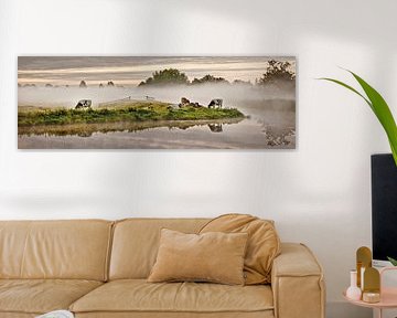 Kühe im Molenpolder bei Tienhoven von Frans Lemmens