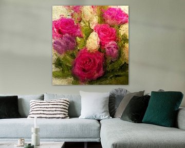 Bouquet de roses sur Kay Weber