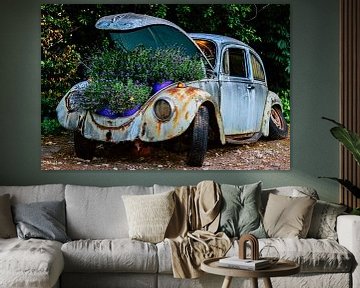 Recycle old VW beetle by Clazien Boot