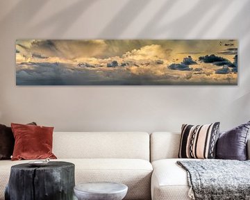 Panorama des Wolkenhimmels von Frans Lemmens