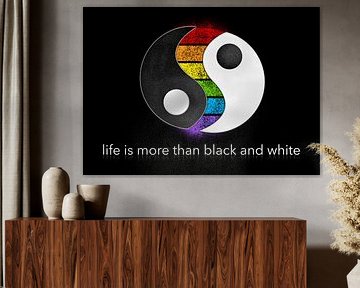 life is more than black and white by Ingo Then