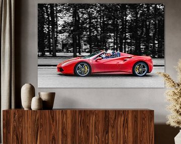 Ferrari 458 sur Peter Deschepper