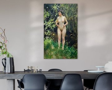 Vrouwelijk naakt, Leda - Anders Zorn -1910
