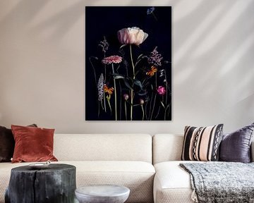 Blumenporträt (Pfingstrose) von Ineke VJ
