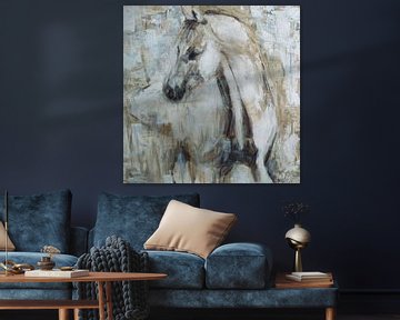 White horse one van Mieke Daenen
