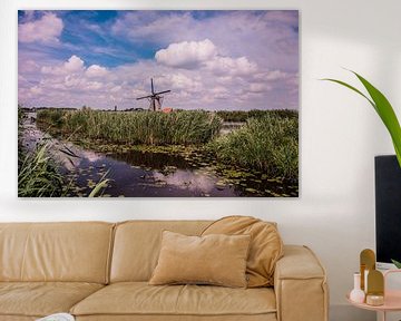 Windmühlen auf dem Kinderdijk. von Brian Morgan