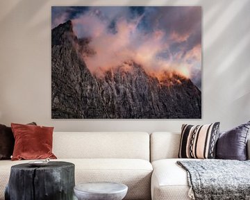 Burning summits in the Karwendel by Max Schiefele