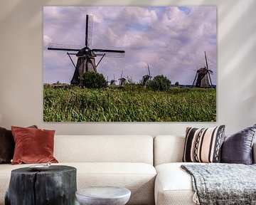 Windmills on the Kinderdijk by Brian Morgan
