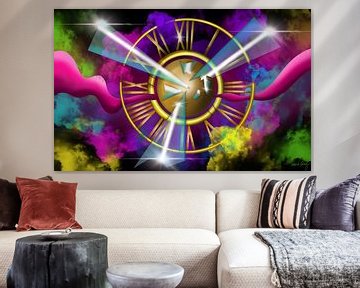 Airbrush picture - The journey through time - At the end of time