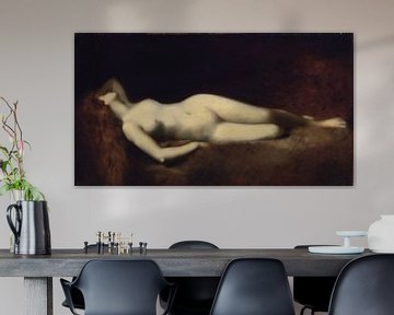 Nackt auf einem Liegestuhl, Jean-Jacques Henner von Atelier Liesjes