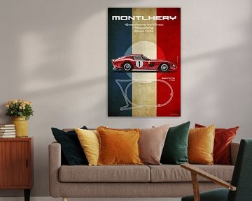 Ferrari 250GTO in Montlhery van Theodor Decker